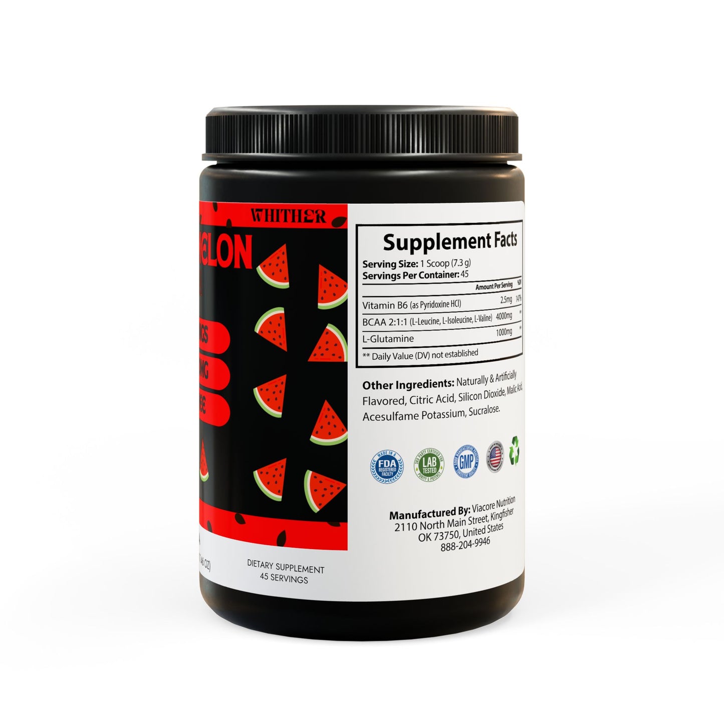 Watermelon BCAA Supplement - whither