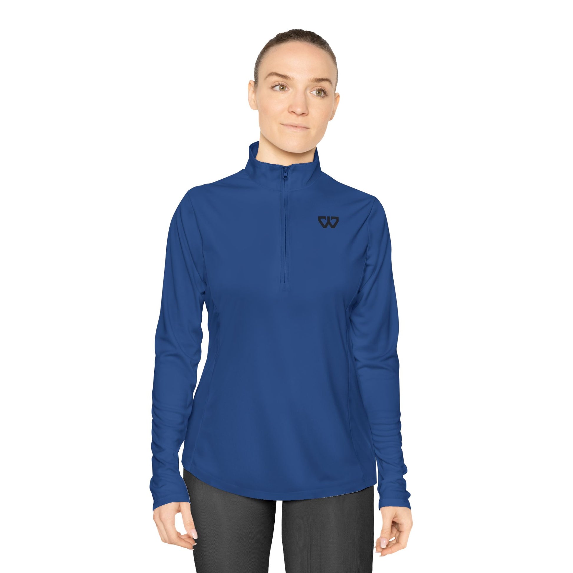 Ladies Quarter-Zip Pullover - Comfortable and Stylish Activewear for Everyday Wear - whither