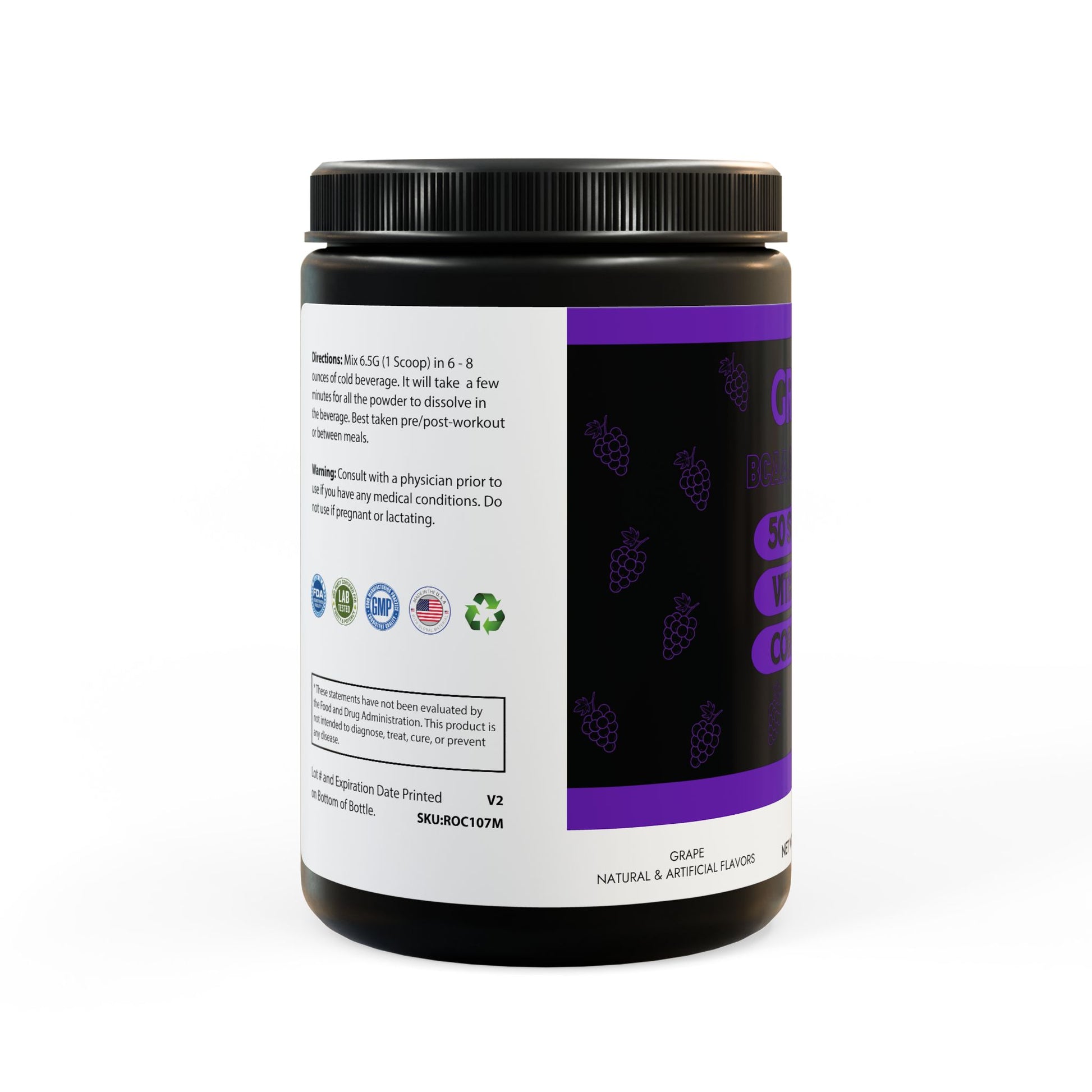 Grape BCAA Supplement (50 serving) - whither